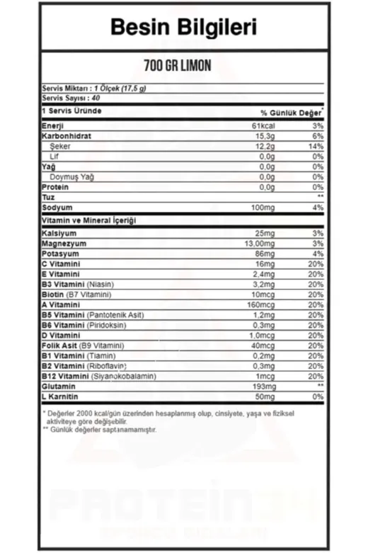 Olimp OLİMP003 Iso Plus® L-Carnıtıne 700 Gr - Limon Aroma