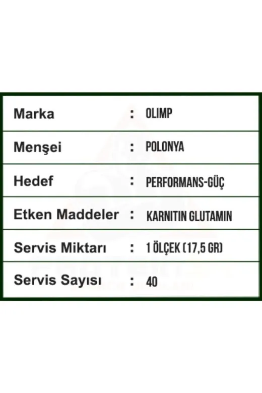 Olimp OLİMP003 Iso Plus® L-Carnıtıne 700 Gr - Limon Aroma