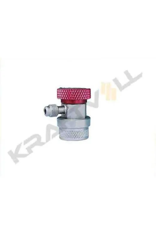 ÖLMEZ OTO YEDEK PARÇA KRAFTVOLL 19015061 Gaz Basma Vanasi (Hp Quick Coupler) Yuksek Basinc R134A M1/4 Sae Baglantili