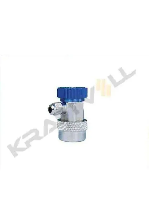 ÖLMEZ OTO YEDEK PARÇA KRAFTVOLL 19015062 Gaz Basma Vanasi (Lp Quick Coupler) Alçak Basinc R134A M1/4 Sae Baglantili