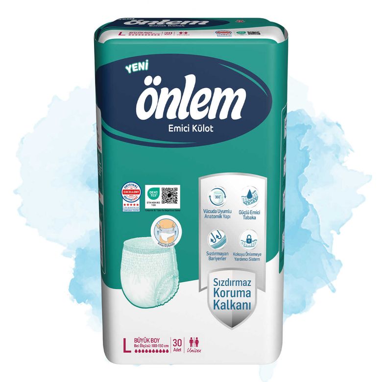 Önlem Emici Külot Yetişkin Bezi L - Large - Büyük (30 Adet)