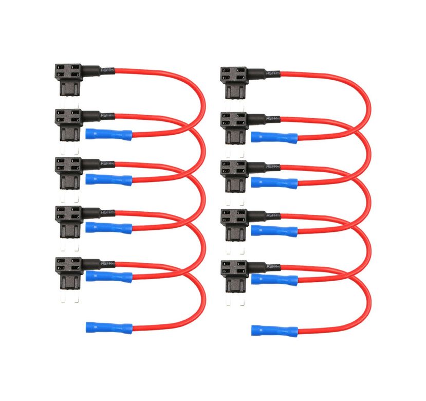 Otoak 113144093 Mini Bıçak Sigorta Çoklayıcı Fuse Tap 10 Adet