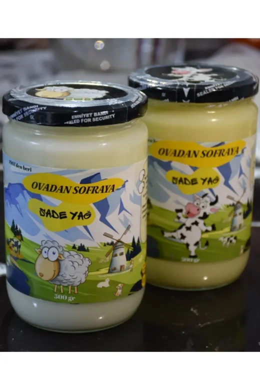 OVADAN SOFRAYA gt6yy Koyun Sadeyağ 660 Cc &inek Sadeyağ660 Cc Toplam Ghee 1.320 Kg