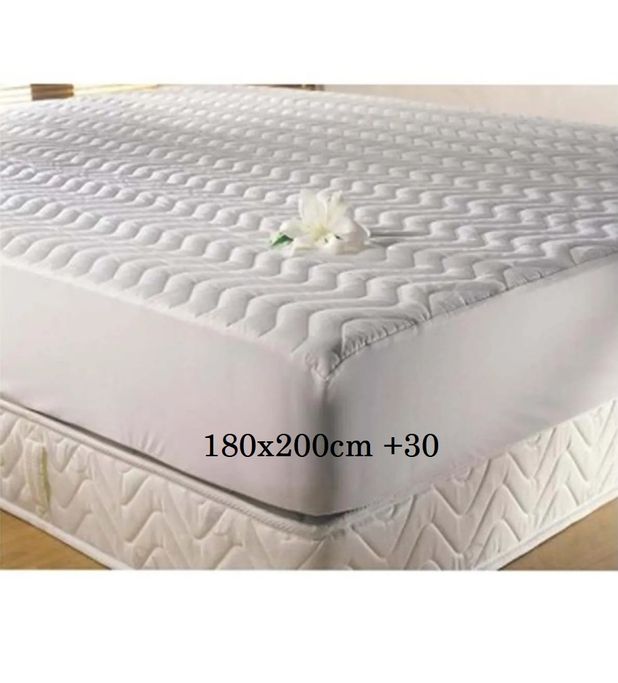 Özdilek Kapitoneli Fitted Pamuklu Sıvı Geçirmez Battal Çift Kişilik Alez (180x200+30)