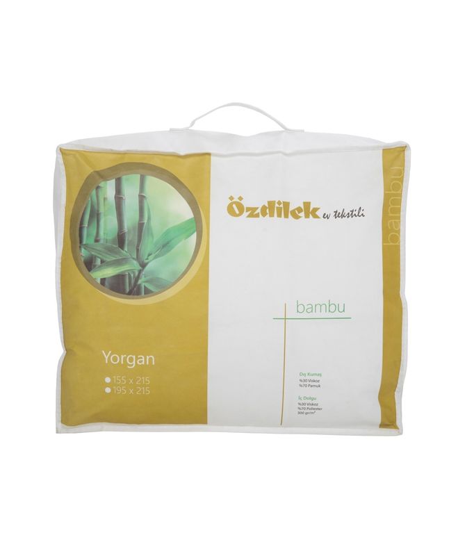 Özdilek King Size (Battal Boy) Çift Kişilik Antialerjik Bambu Yorgan (215x235)