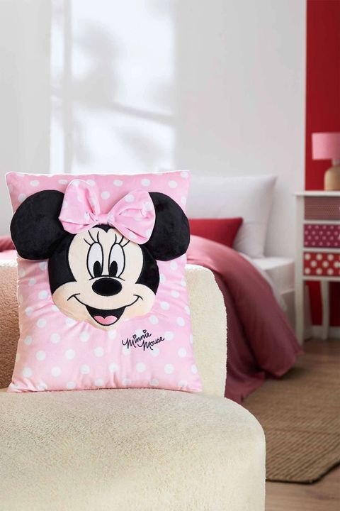 Özdilek Lisanslı Dekoratif -3D Minnie Mouse Cushio- Kırlent Yastığı (38x30)