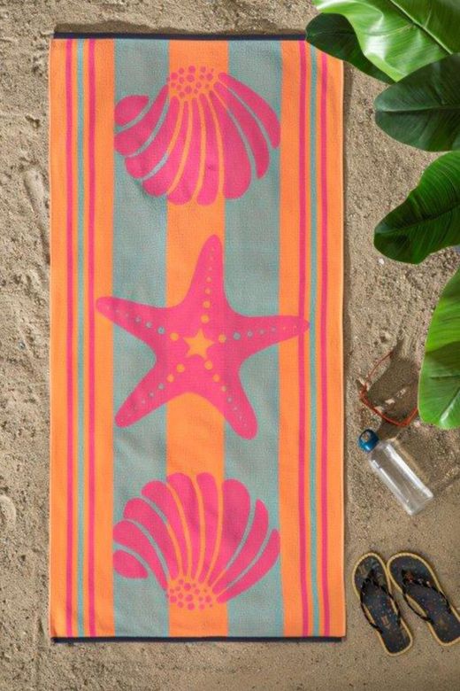 Özdilek Nice Plaj Havlusu (70x150)-Pink Shell