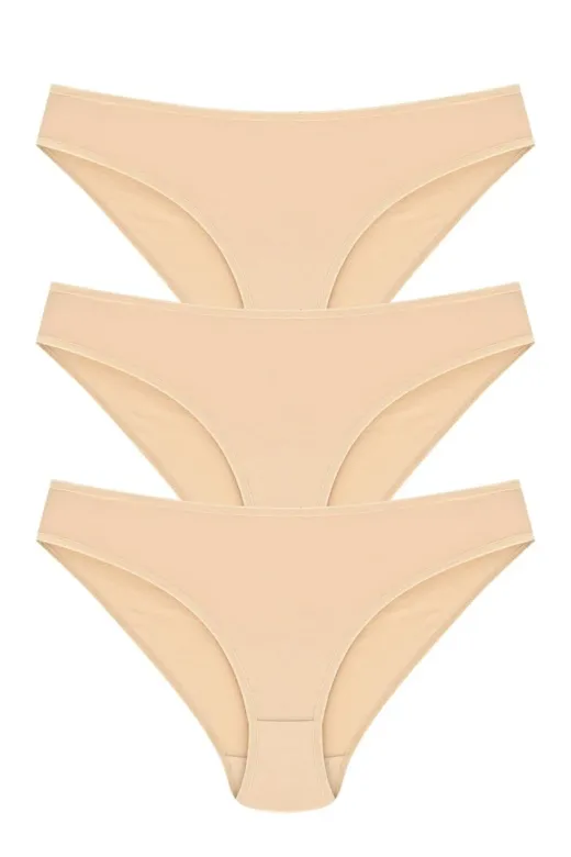Papatya PPTY200 %100 Pamuk Bikini Model Külot 3'lü Paket