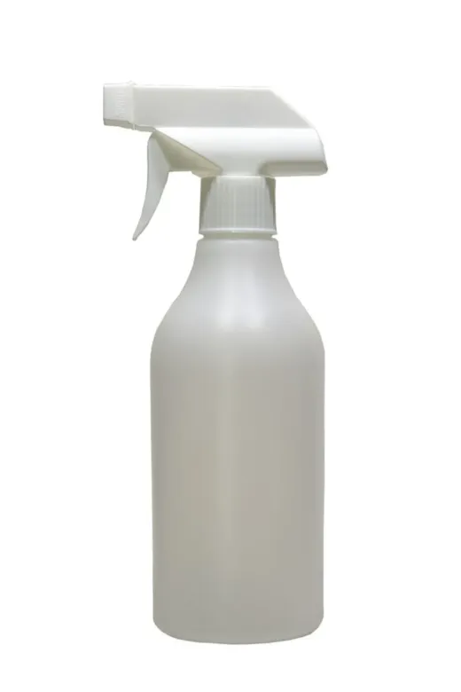 Paradise 8697431711106 Boş Polietilen Şişe 500 Ml + Sprey Valf Takım 10 Adet Beyaz Trigerli