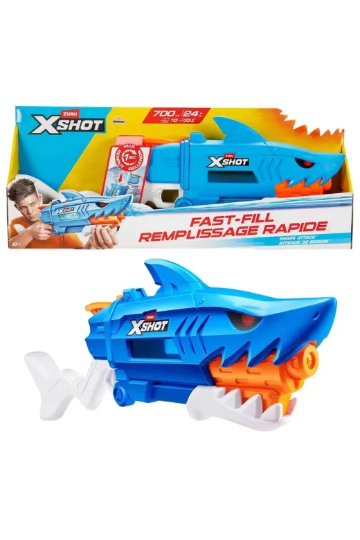 Pazarcan byxmlG0ht_S01008926 X-Shot Remplissage Rapide Shark Fast Fill Su Tabancası 63 Cm