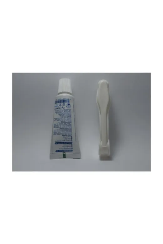 PazarPazartesi PZRPZRT0034 100 Adet Diş Seti,katlanır Diş Fırçası Ve 17 Gr Diş Macunu Poşetli 2Li Set, Seyahat Tipi Diş Fırçası