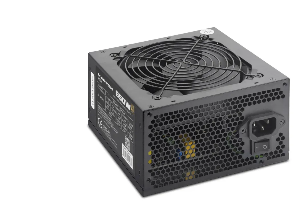 Pc Power Supply Güç Kaynağı 650W 12 Cm Fan Atx 80 Plus Siyah HD424