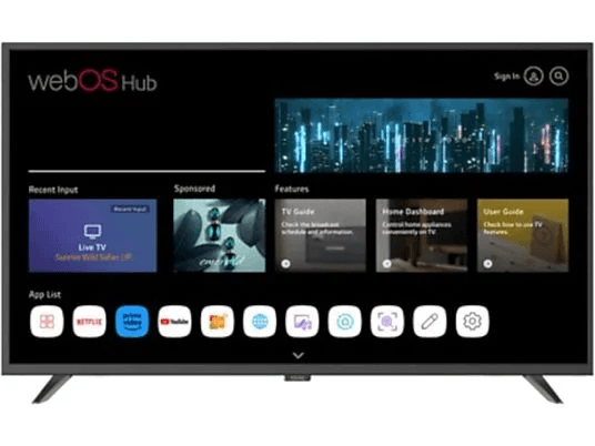 PEAQ 1229904 Pq43Dal540 43 Inç 108 Ekran Dahili Uydu Alıcılı Smart Webos Led Tv