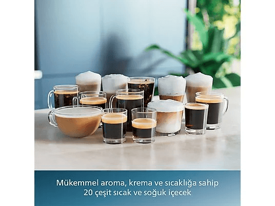 Philips 1236615 Ep5547/90 Tam Otomatik Espresso Makinesi Krom Siyah