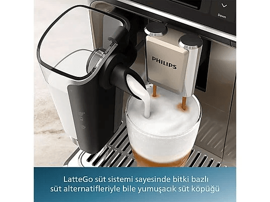 Philips 1236615 Ep5547/90 Tam Otomatik Espresso Makinesi Krom Siyah
