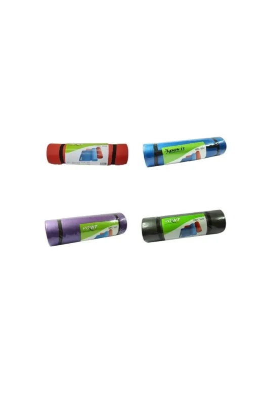 Pilates Minderi, Yoga Mat 10 Mm ( 1 Cm ) - Kırmızı