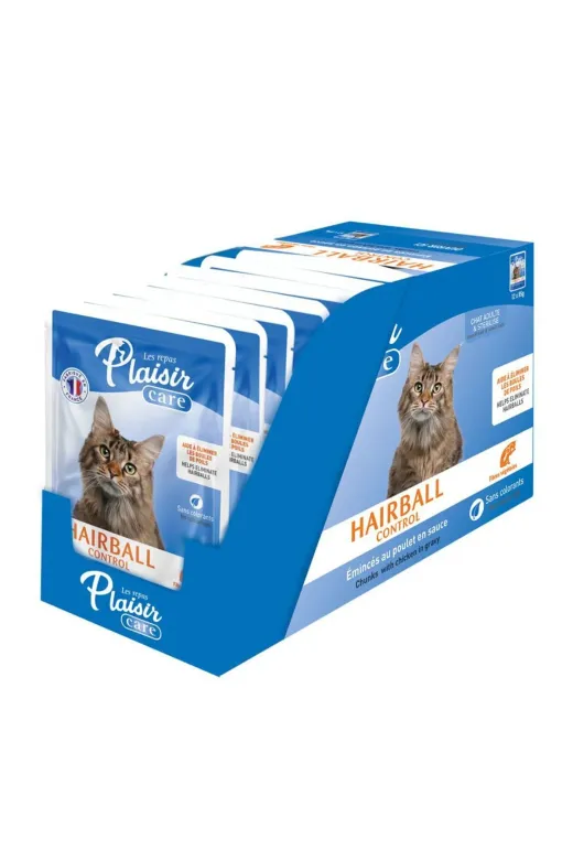 plaisir Kayra.1067 Care 85Gr Pouch Hairball Control - Tüy Yumağı Kontrol 1Adet Yaş Kedi Maması