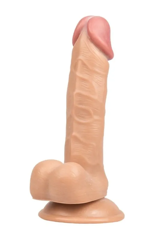 Platox fıntez2975 Testisli Realistik Dildo 20 Cm