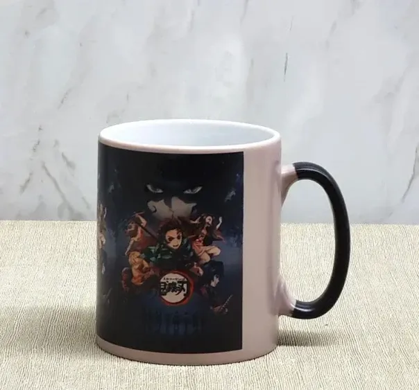 Porselen Renk Değiştiren Demon Slayer Kupa Bardak Aalk380