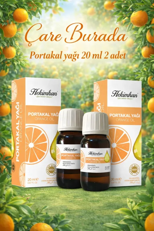 Portakal Yağı 20 Ml 2 Adet