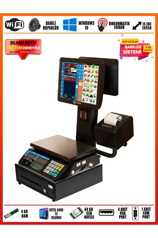 POS START MSTR-POS Manav Sistemi | Pos Terazi | Master Set