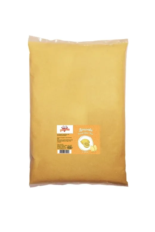Potporiks 1001527 Limon Aromalı Pamuk Şeker Toz Şekeri 3,5 Kg. - Pamuk Şeker Yapımı Için