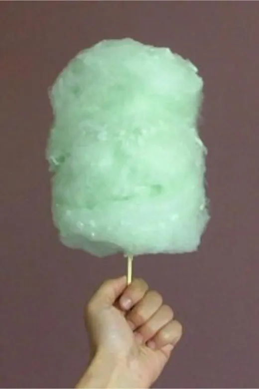Potporiks 1001529 Kivi Aromalı Pamuk Şeker Toz Şekeri 3,5 Kg. - Pamuk Şeker Yapımı Için