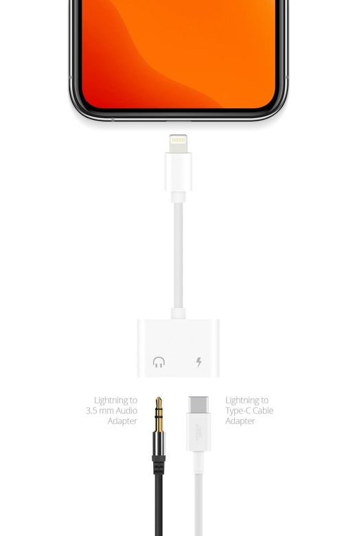 Powerway Ac01 Lightning To Aux Çevirici Ve Lightning To Type-C Iphone Kulaklık Ve Otg Şarj Dönüştürücü