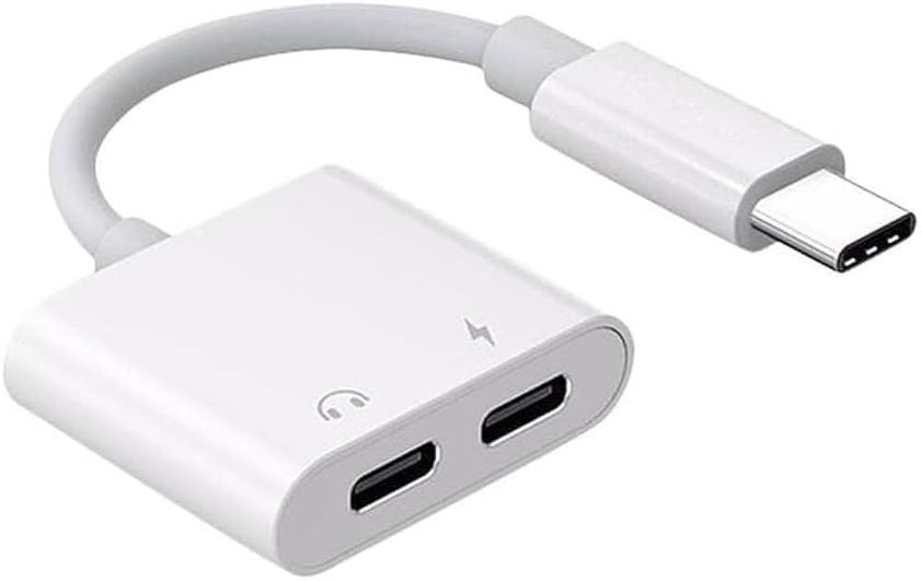 Powerway Ac09 Usb Type-C Uyumlu Type-C 2In1 Şarj Kulaklık Dönüştürücü Jack Adaptör Şarj Çoğaltıcı Splitter Adaptör
