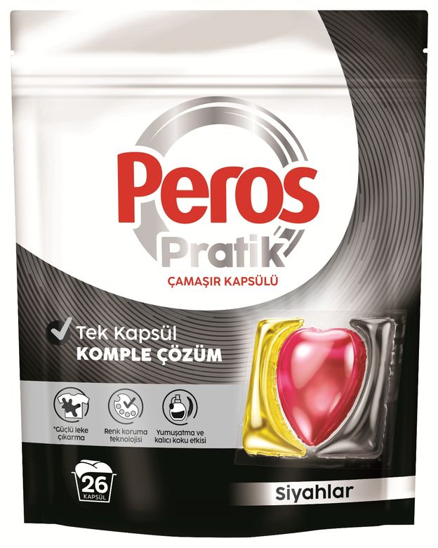 Pratik Matik Çamaşır Deterjanı Kapsülü - Tableti 26 Adet Siyahlar