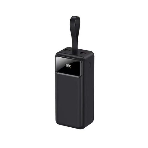 PREMİUM BAZAAR 50000 Mah Özellikli Powerbank Dijital Göstergeli Taşınabilir Powerbank Acil Durum Işığı