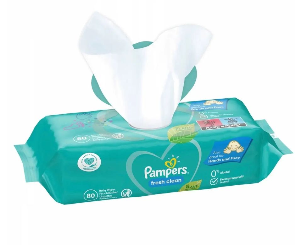 Prima Pampers Islak Havlu Mendil Fresh & Clean 80 Yaprak Tekli Pk