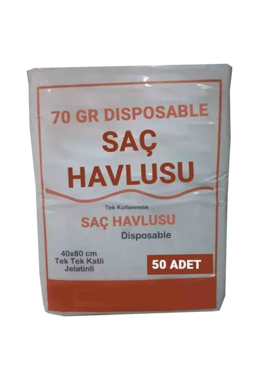 PRİVATE 86981738246250 250 Adet Tek Kullanımlık Otel Buklet Sauna Kuaför Saç Baş Spor Salonu Seyahat Havlusu 70 Gr 40×80