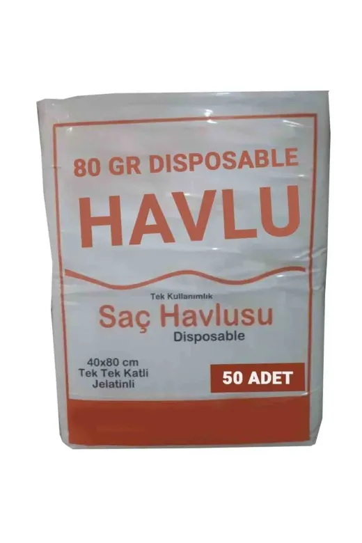 PRİVATE 86981738392150 150 Adet Tek Kullanımlık Otel Buklet Sauna Kuaför Saç Baş Spor Salonu Seyahat Havlusu 80 Gr 40×80
