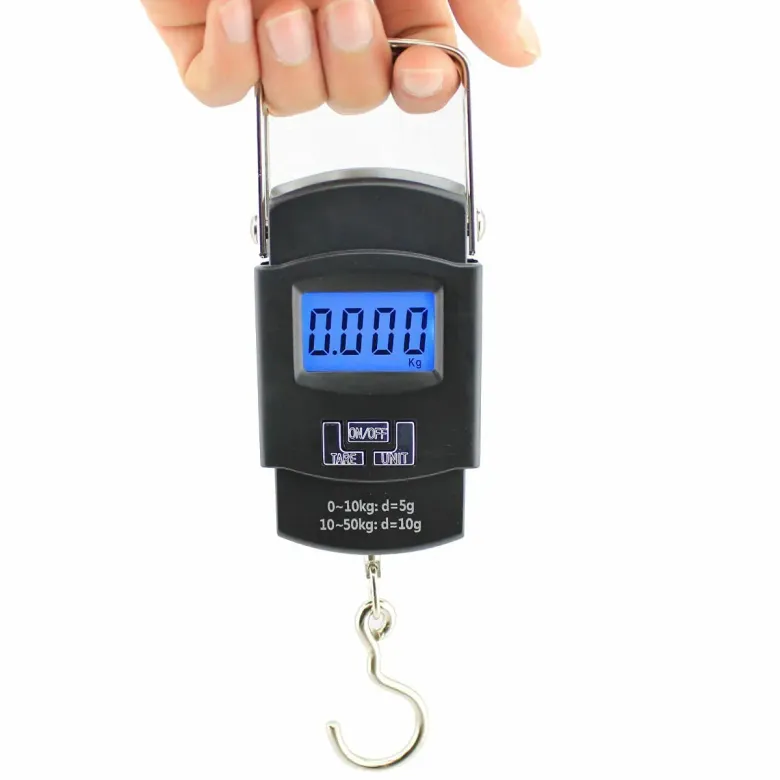 Profesyonel Dijital El Terazisi Taşınabilir  El Kantarı 50 Kg (4745)