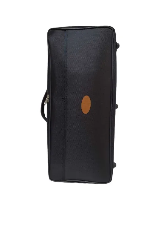 Profesyonel Evalı Kumaş Gigbag Çiftli Kemençe Kılıfı - Siyah Renk - Su Geçirmez