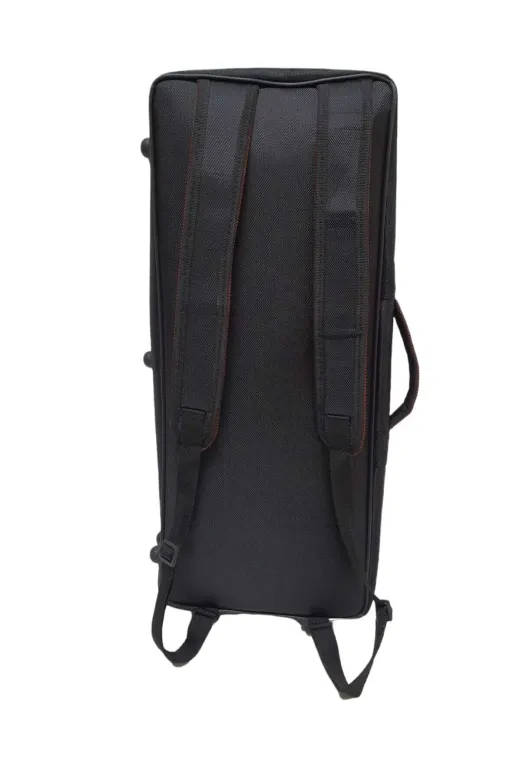Profesyonel Evalı Kumaş Gigbag Çiftli Kemençe Kılıfı - Siyah Renk - Su Geçirmez