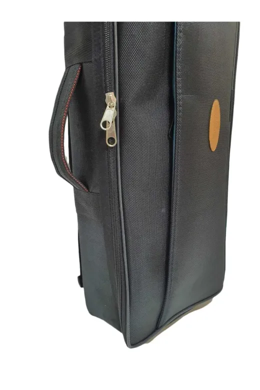 Profesyonel Evalı Kumaş Gigbag Çiftli Kemençe Kılıfı - Siyah Renk - Su Geçirmez