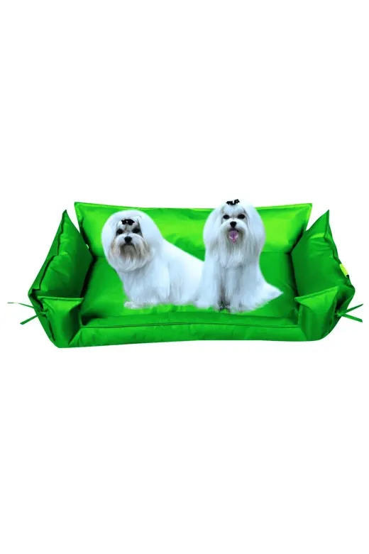 Pufumo b.yeşil Kedi Köpek Yatağı-Minderi Yeşil ( Büyük Boy )