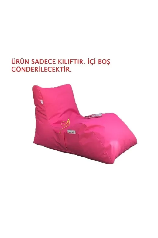 Pufumo daybedkılıf Armutland Daybed Armut Koltuk Kilifi Pembe ( Ürün Sadece Kiliftir. İçi Boş Gönderilecektir. )