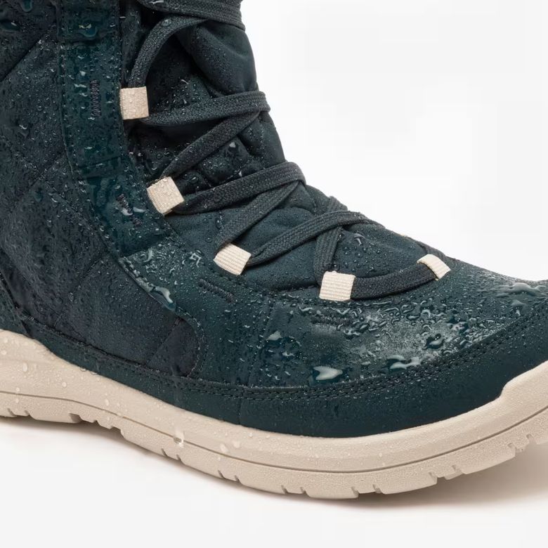 Quechua 8928697 Kadın Outdoor Kar Botu - Su Geçirmez - Yeşil - Nh500 High