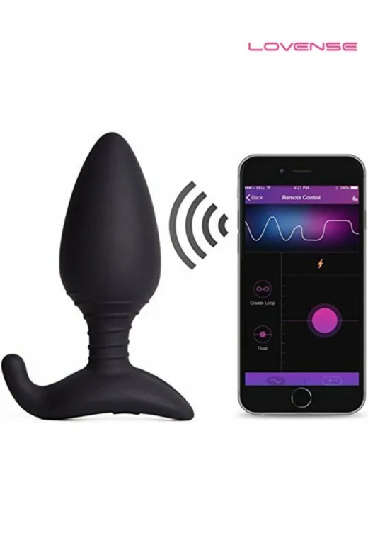 Red Fox 100334316910031 Hush App Controlled Anal Plug 1.75"