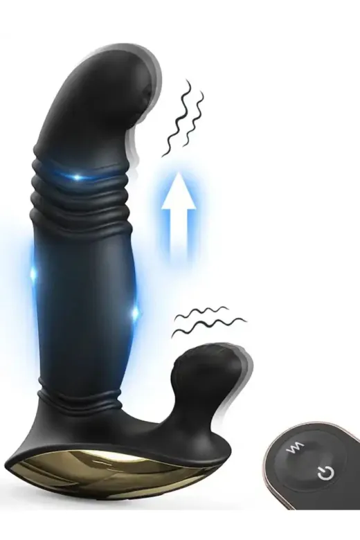 Red Fox 100334316910220 İleri Geri Hareketli Şarjlı Uzaktan Kumandalı Anal Vibratör