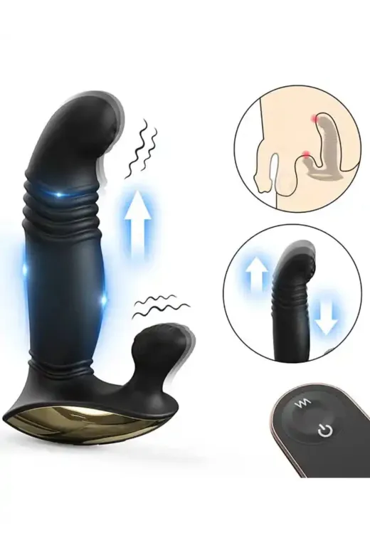 Red Fox 100334316910220 İleri Geri Hareketli Şarjlı Uzaktan Kumandalı Anal Vibratör
