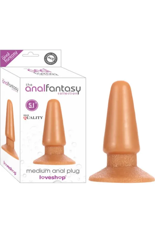 Red Fox LS-042B Boğumlu Vantuzlu Anal Plug 9 Cm