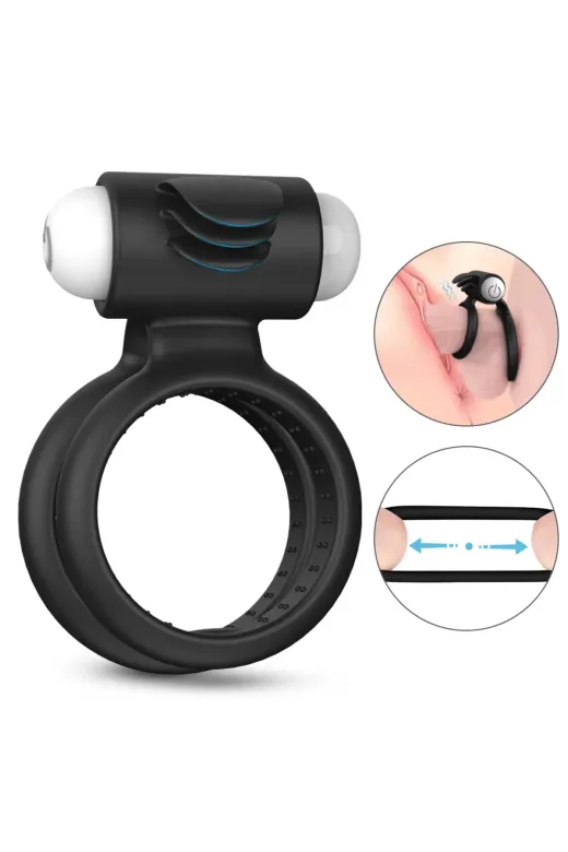 Red Fox Sens-S245 Nightcrawler Klitoris Uyarıcı Vibrator Güçlü Titreşimli Yumurtalık Halkalı Penis Yüzüğü