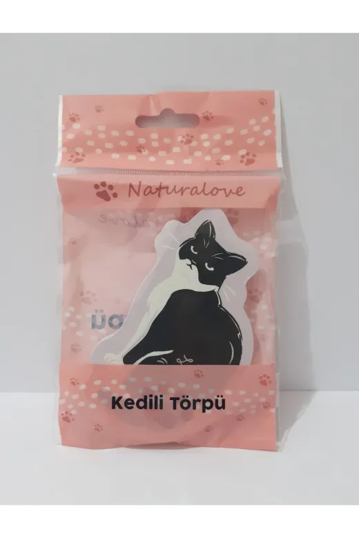 renkli çiçekler 00006000012301 Kedi Figürlü Törpü