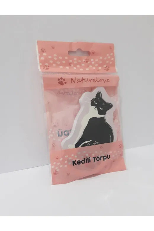 renkli çiçekler 00006000012301 Kedi Figürlü Törpü