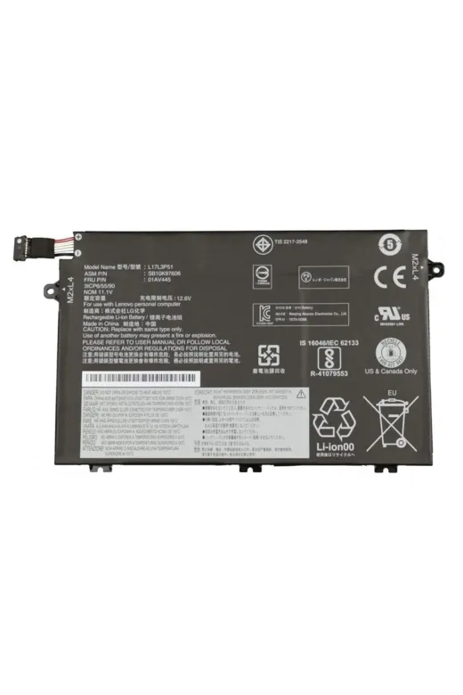 Retro Lenovo Thinkpad E480, E580, 01Av445, L17L3P51 Notebook Bataryası / Rll-079