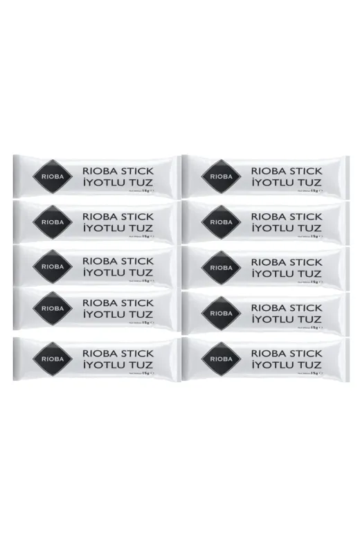 Rioba 8696236428050 Stick İyotlu Sofra Tuzu 1,50 Gram X 50 Adet